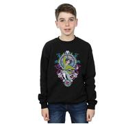 Disney Boy's Mulan Ornamental Sweatshirt in Black | Size: 7-8 Years Disney Black 7-8 Years
