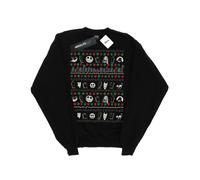 Disney Boys Nightmare Before Christmas Festive Icons Sweatshirt 9-11 Years Black