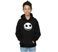 Disney Boy's Nightmare Before Christmas Jack Skellington Face Hoodie in Black | Size: 9 Years Disney Black 9 Years