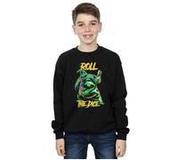 Disney Boy's Nightmare Before Christmas Oogie Boogie Dice Sweatshirt in Black | Size: 5-6 Years Disney Black 5-6 Years