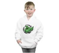 Disney Boy's Nightmare Before Christmas Roll The Dice Hoodie in White | Size: 7-8 Years Disney White 7-8 Years