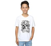 Disney Boy's Nightmare Before Christmas Simply Meant To Be T-Shirt in White | Size: 5-6 Years Disney White 5-6 Years