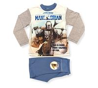 Disney Boys Older Mandalorian Pyjama Set long Sleeve Pjs Nightwear Size 5-6 Years