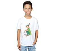 Disney Boys Peter Pan Classic Peter T-Shirt 7-8 Years White