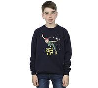Disney Boys Peter Pan Never Grow Up Sweatshirt Navy Blue 5-6 Years
