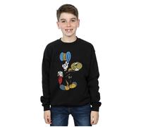Disney Boy's Pinocchio Jiminy Cricket Sweatshirt in Black | Size: 3-4 Years Disney Black 3-4 Years
