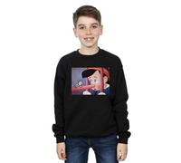 Disney Boy's Pinocchio Nose Still Sweatshirt in Black | Size: 9 Years Disney Black 9 Years