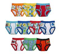 Disney Boys' Pixar 100% Combed Cotton Briefs with Cars, Toy Story, Nemo, Monsters Inc & The Incredibles in Sizes 2/3t and 4t, 10-Pack, 2-3 Years (Pack of 10)