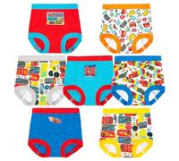 Disney Boys' Pixar Cars Toddler Potty Training Pant and Starter Kit with Stickers & Tracking Chart Sizes 18m, 2t, 3t, 4t Baby Underwear, Carstraining7pk, 2 Years
