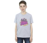 Disney Boy's Princesses Groovy Princess T-Shirt in Grey | Size: 9 Years Disney Grey 9 Years