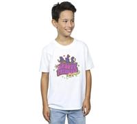 Disney Boy's Princesses Groovy Princess T-Shirt in White | Size: 7-8 Years Disney White 7-8 Years