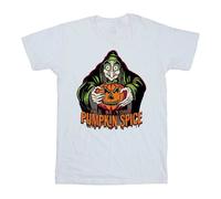 Disney Boy's Pumpkin Spice Evil Queen Villains T-Shirt in White | Size: 7-8 Years Disney White 7-8 Years