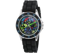 Disney Boys Quartz Watch, Analogue Display and Rubber Strap TRR9005