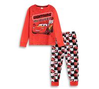 Disney Boys Red CARS Long Sleeve Long Leg Pyjama Set - 5-6 Years