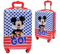 Disney Boys' Ride on Luggage for Kids, Multicolor