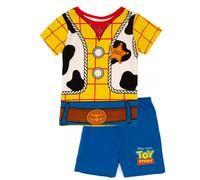 Disney Boy's Short Sleeve Short Leg Pyjama Set | Boys Blue | Official | Size: 3-4 Years Disney Blue 3-4 Years