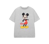 Disney Boy's Short Sleeved T-Shirt | Grey Marl | Official Merch | Size: 5-6 Years Disney Grey 5-6 Years