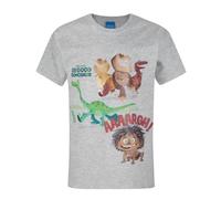 Disney Boy's Short Sleeved T-Shirt (Kids Grey) in Grey | Size: 11-12 Years Disney Grey 11-12 Years