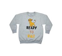 Disney Boy's Simba Kids Grey Sweatshirt | Size: 9-11 Years Disney Grey 9-11 Years