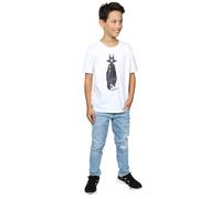 Disney Boy's Sleeping Beauty Classic Maleficent T-Shirt in White | Size: 9 Years Disney White 9 Years