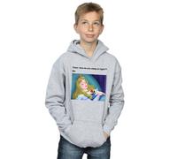 Disney Boy's Sleeping Beauty Meme Hoodie in Grey | Size: 5-6 Years Disney Grey 5-6 Years