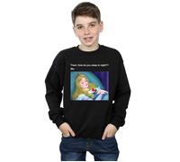 Disney Boy's Sleeping Beauty Meme Sweatshirt in Black | Size: 7-8 Years Disney Black 7-8 Years
