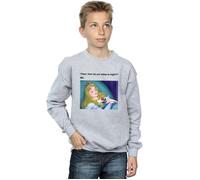 Disney Boy's Sleeping Beauty Meme Sweatshirt in Grey | Size: 9 Years Disney Grey 9 Years