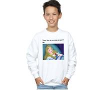Disney Boy's Sleeping Beauty Meme Sweatshirt in White | Size: 7-8 Years Disney White 7-8 Years