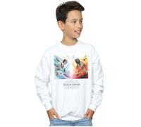 Disney Boy's Star Wars The Rise Of Skywalker Battle Poster Sweatshirt in White | Size: 12-13 Years Disney White 12-13 Years