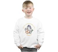 Disney Boy's Star Wars The Rise Of Skywalker Rolling Behind Enemy Lines Sweatshirt in White | Size: 5-6 Years Disney White 5-6 Years