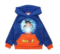 Disney Boy's Sweat À Capuche Garçon Dragon Ball Z Hooded Sweatshirt, Marine, 6 Years