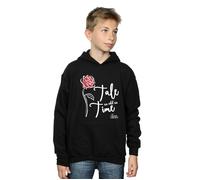Disney Boy's Tale As Old As Time Rose Hoodie in Black | Size: 7-8 Years Disney Black 7-8 Years