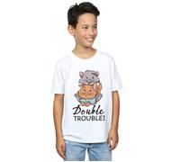 Disney Boy's The Aristocats Double Trouble T-Shirt in White | Size: 9 Years Disney White 9 Years