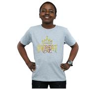 Disney Boy's The Descendants Fairest Gold T-Shirt in Grey | Size: 7-8 Years Disney Grey 7-8 Years