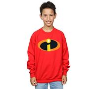 Disney Boys The Incredibles Costume Logo Sweatshirt Red 9-11 Years