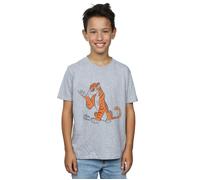 Disney Boy's The Jungle Book Classic Shere Khan T-Shirt in Grey | Size: 9 Years Disney Grey 9 Years
