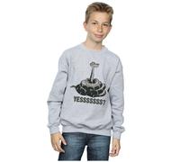 Disney Boy's The Jungle Book Kaa Yesssss Sweatshirt in Grey | Size: 9 Years Disney Grey 9 Years