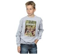 Disney Boy's The Jungle Book Retro Poster Sweatshirt in Grey | Size: 5-6 Years Disney Grey 5-6 Years