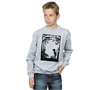 Disney Boys The Jungle Book Silhouette Poster Sweatshirt 7-8 Years Sport Grey