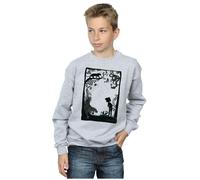 Disney Boy's The Jungle Book Silhouette Poster Sweatshirt in Grey | Size: 5-6 Years Disney Grey 5-6 Years