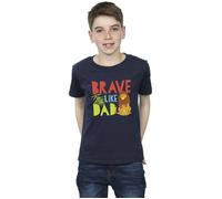 Disney Boy's The Lion King Brave Like Dad T-Shirt in Navy | Size: 3-4 Years Disney Navy 3-4 Years