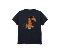 Disney Boys The Lion King Classic Scar T-Shirt 7-8 Years Black