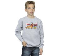 Disney Boy's The Lion King Dad Boss Sweatshirt in Grey | Size: 7-8 Years Disney Grey 7-8 Years
