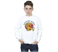 Disney Boy's The Lion King Future King Sweatshirt in White | Size: 9 Years Disney White 9 Years