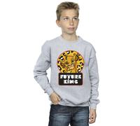 Disney Boy's The Lion King Future Simba Sweatshirt in Grey | Size: 12-13 Years Disney Grey 12-13 Years