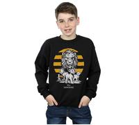 Disney Boy's The Lion King Movie Group Sweatshirt in Black | Size: 12-13 Years Disney Black 12-13 Years