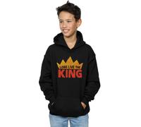 Disney Boy's The Lion King Movie Long Live The King Hoodie in Black | Size: 12-13 Years Disney Black 12-13 Years