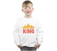 Disney Boy's The Lion King Movie Long Live The King Sweatshirt in White | Size: 12-13 Years Disney White 12-13 Years