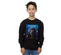 Disney Boy's The Lion King Movie Rafiki Poster Sweatshirt in Black | Size: 9 Years Disney Black 9 Years