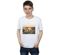 Disney Boy's The Lion King Movie Simba Photo T-Shirt in White | Size: 9 Years Disney White 9 Years